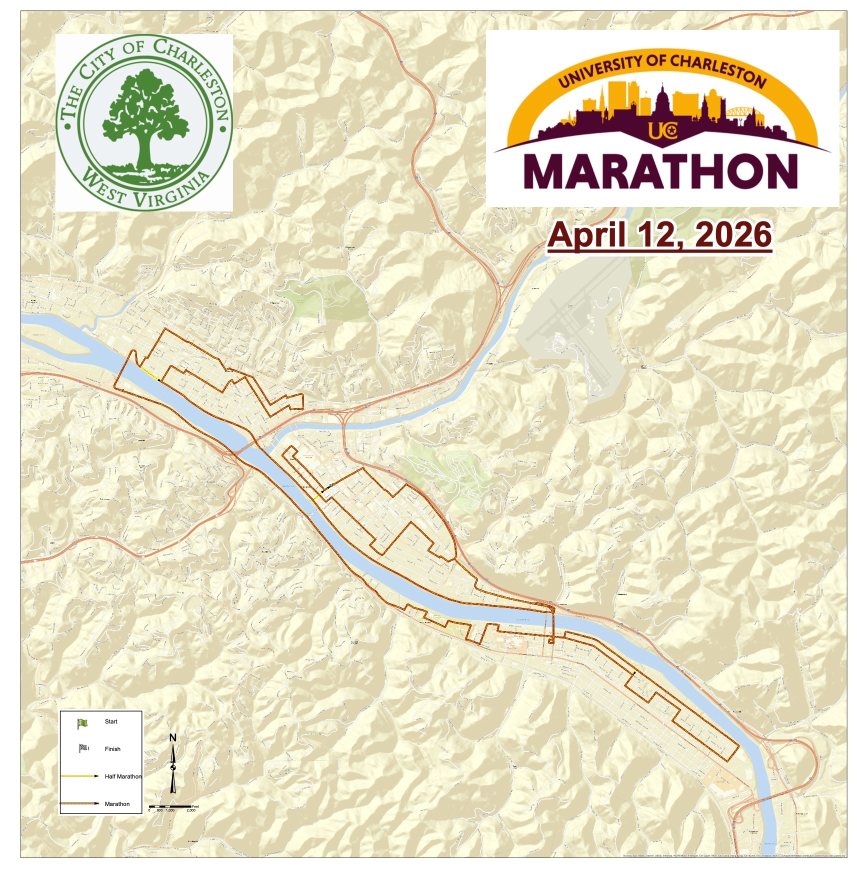 New Marathon Coming To Capital City In 2026 University Of Charleston Screenshot 2025 04 02 At 2.56.25 PM 